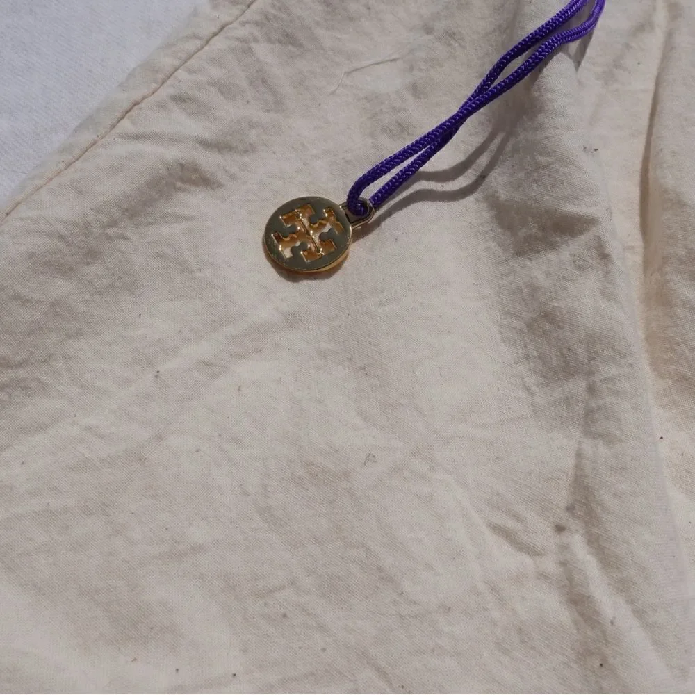 Cotton Tory Burch drawstring dust bag‎